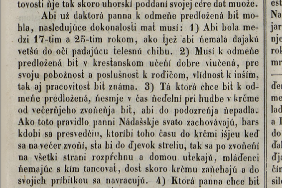 Úryvok z Orla Tatráskeho o kritériách I Zdroj: Orol Tatránski