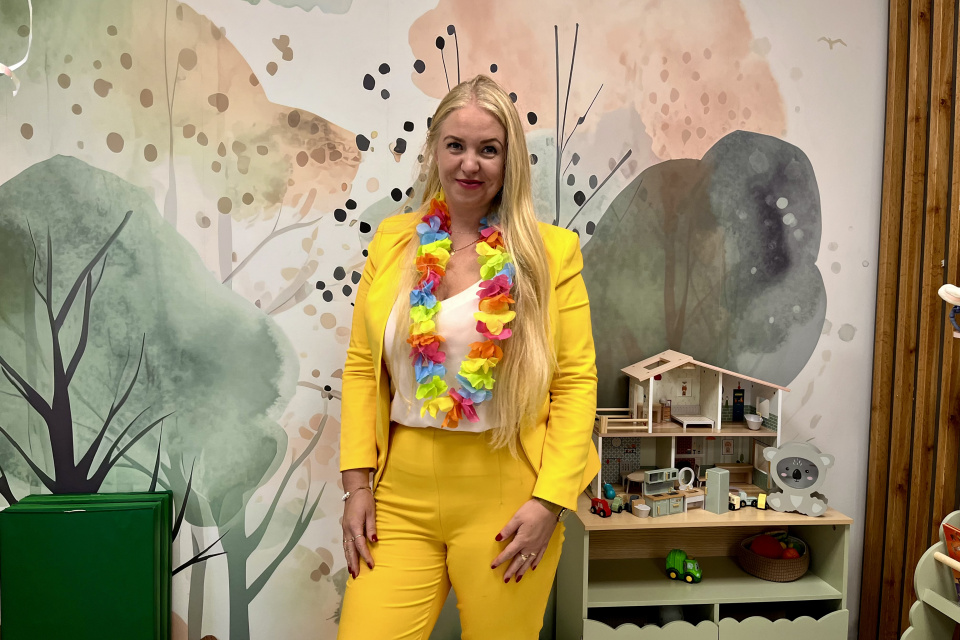 Hlavná učiteľka Michaela Mikolajová I Foto: Alexandra Štofirová, Trnavské rádio