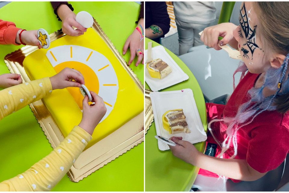 Deti si na DOD ozdobili aj zjedli tortu I Zdroj: Sunshine