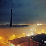 Nočná hmla nad Trnavou l Foto: TR