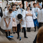 Počas tradičnej skalickej svadby sa rozbíjali aj taniere | Foto: Mesto Skalica