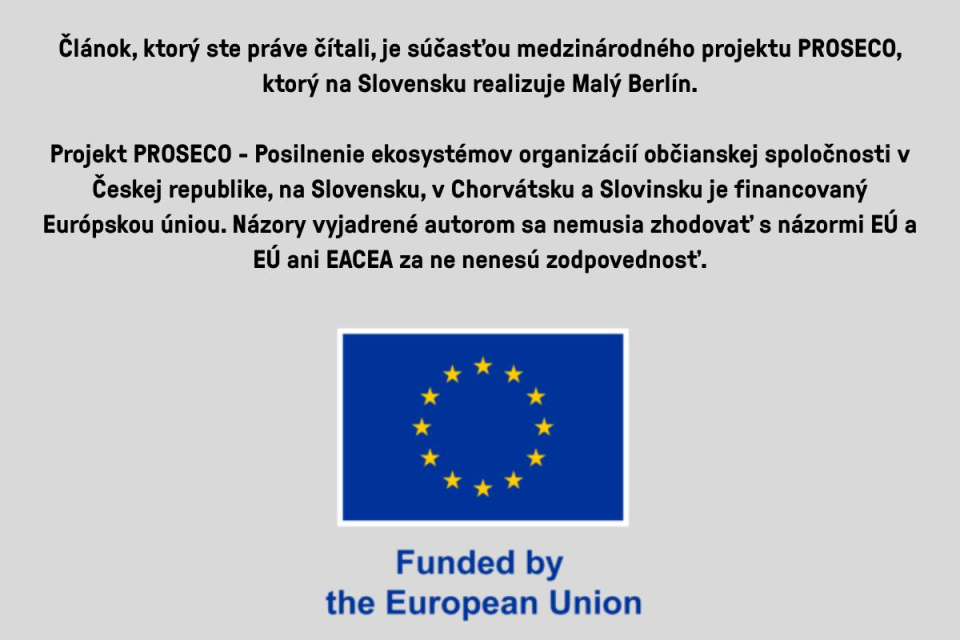 Článok je súčasťou medzinárodného projektu PROSECO