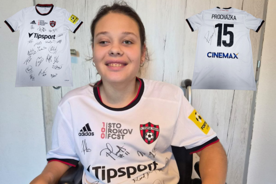 Vybierané peniaze poputujú na pomoc Grétke | Zdroj: Matej Meško 