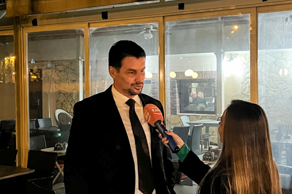 Branislav Baroš počas rozhovoru s Trnavským rádiom v čase podledných volieb | Zdroj: red.