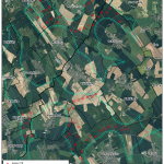 Mapa zasiahnutého územia. | Zdroj: Informačný portál rezortu Ministerstva životného prostredia SR
