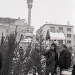 Predaje v centre Trnavy v roku 1995. | Foto: Magda Borodáčová, TASR. Licencované pre Trnavské rádio