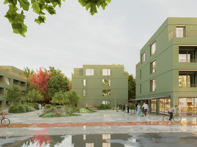 Vizualizácia obytnej zóny Medziháj | Zdroj: Mesto Trnava