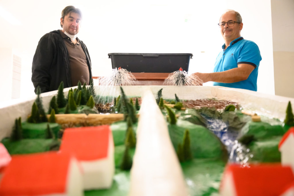 Prezentácia 3D modelu vodozádržných opatrení | Zdroj: OZ Voda pre klímu