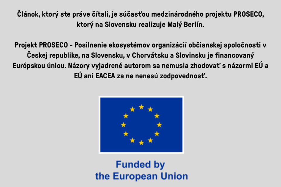 Článok je súčasťou medzinárodného projektu PROSECO