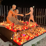 Takto vyzeral nepoškodený pamätník ešte počas včerajška | Foto: Trnava moje mesto