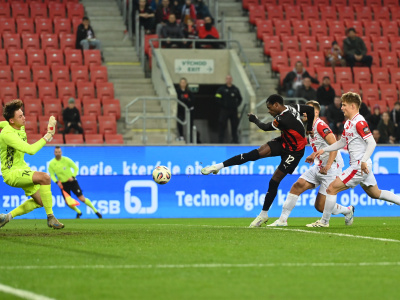 Spartak Trnava dnes porazil Trenčín 4:0 | Foto: Lukáš Grinaj, TASR