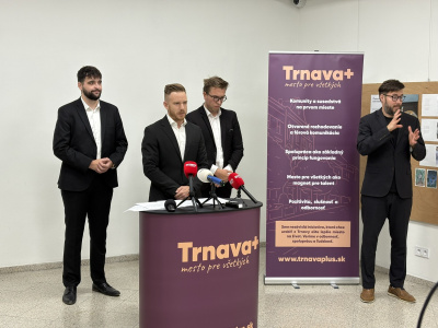 Trnava+ predstavila na tlačovej konferencií svoju víziu a ciele | Foto: Michaela Martišíková, Trnavské rádio
