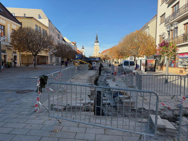 Práce potrvajú do konca novembra | Foto: Trnavské rádio