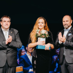 Miroslava Gánovská si prevzala ocenenie za dobrý skutok | Zdroj: TTSK