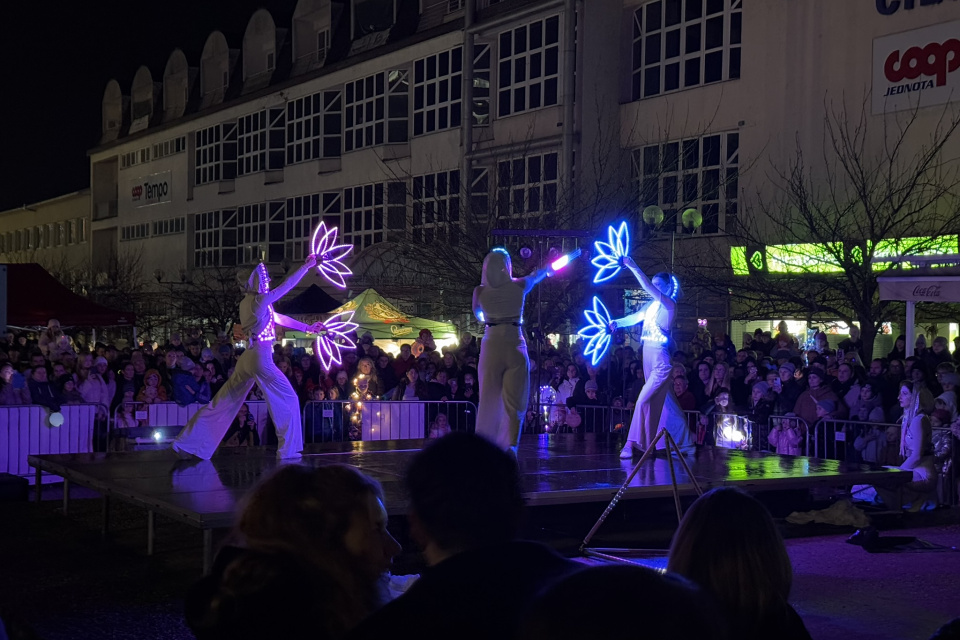 Program ukončila svetelná šou | Foto: Tomáš Buday