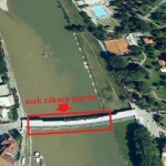 Úsek zákazu plavby | Zdroj: Mesto Piešťany