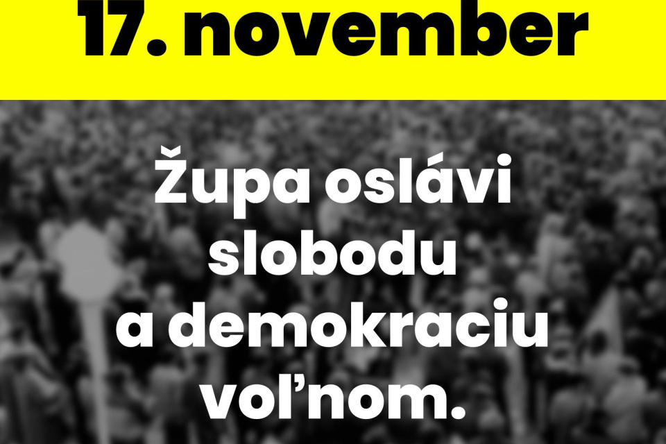 Župný úrad aj organizácie zostanú 17. novembra zatvorené. | Zdroj: TTSK