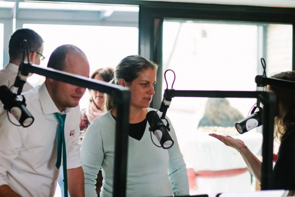 Zuzana Rehák-Štefečeková a jeden z našich prvých moderátorov, Martin Cifrík. | Foto: Mona Hurbanová