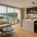 Moderný interiér s výhľadom na Váh. | Zdroj: Rezidencia Na Lodenici