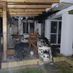 Hasiči museli konštrukciu objektu rozobrať | Foto: Hasičský a záchranný zbor - Trnavský kraj