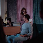 Počas vystúpenia vyspovedali aj jedného z účastníkov | Foto: Maroš Majerník