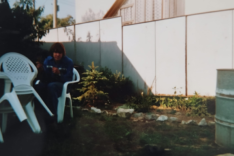 Fotografia malého smreka so synom pána Miroslava | Foto: Miroslav Laho