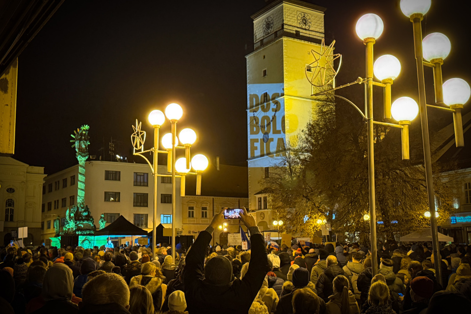 Trojičné námestie v Trnave, 17. 11. 2025. | Foto: red.