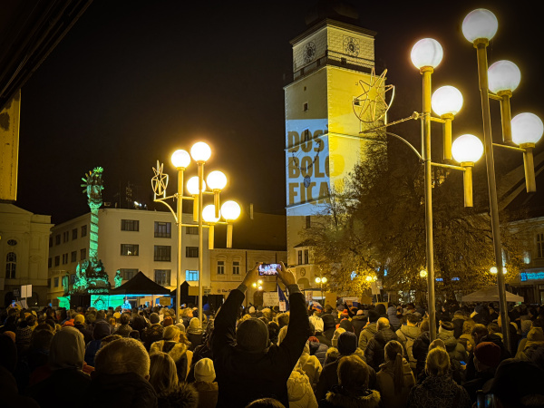Trojičné námestie v Trnave, 17. 11. 2025. | Foto: red.