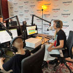 V štúdiu sme privítali speváčku aj s jej synom | Foto: Trnavské rádio