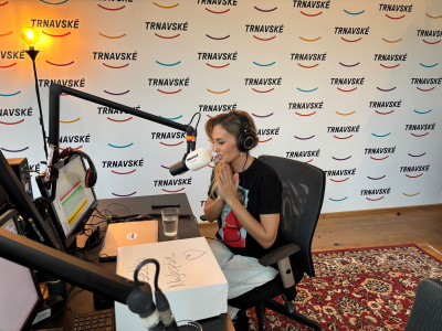 Mária Čírová v štúdiu Trnavského rádia | Foto: Trnavské rádio
