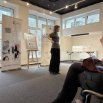 Pri monodráme využívala metaforu krajčírskeho metra | Foto: Michaela Martišíková, Trnavské rádio