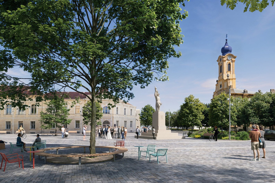 Vizualizácia námestia po obnove | Zdroj: Archinfo