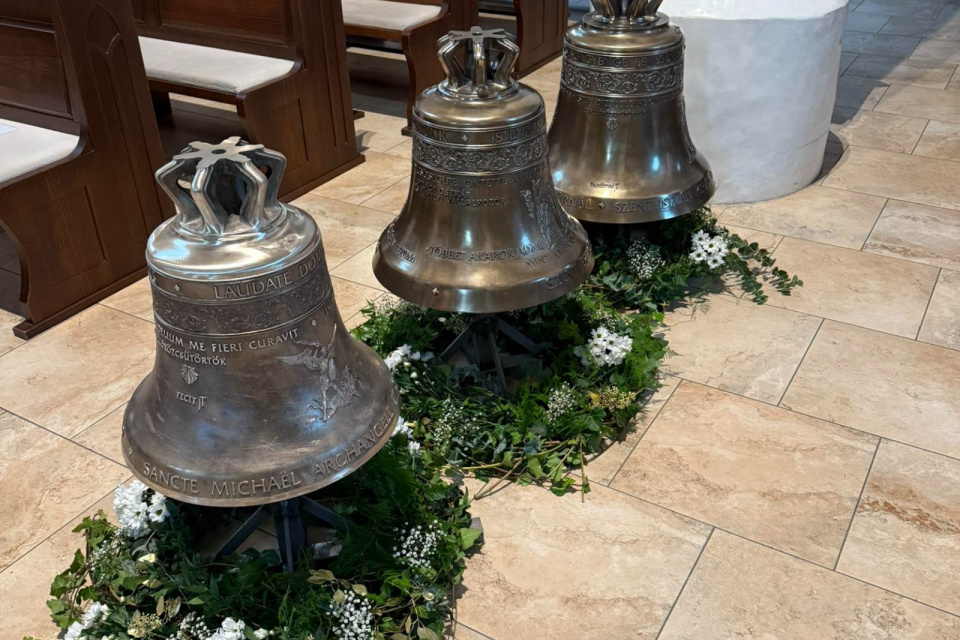 Nové zvony Kostola sv. Jakuba. | Foto: Farnosť Štvrtok na Ostrove