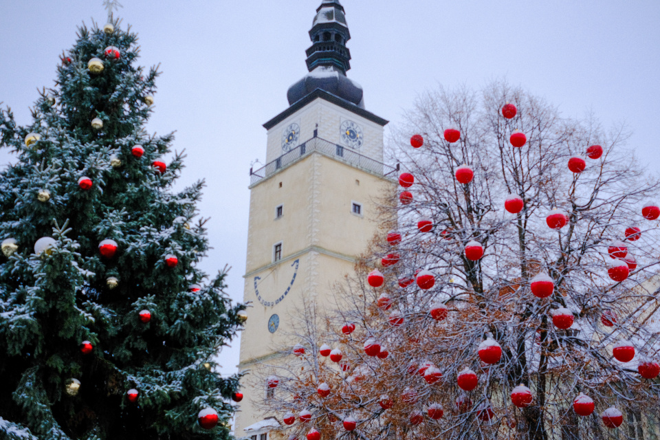 Prvý sneh tejto zimy v Trnave. | Foto: red.