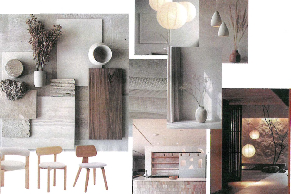 Mood board kaviarne | Zdroj: Mesto Trnava