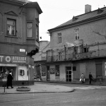 Budova Prachárne v Trnave v minulosti, na obrázku vidno aj cukráreň | Zdroj: Mesto Trnava