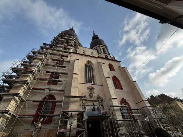Bazilika sv. Mikuláša bude čoskoro úplne bez lešenia. | Foto: Trnavské rádio