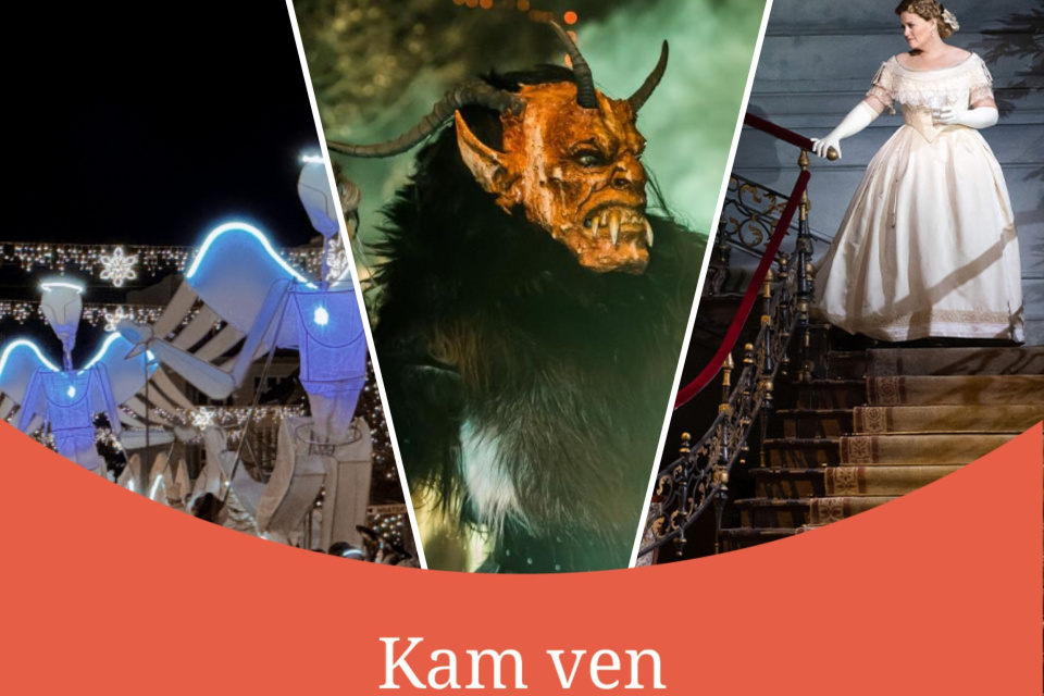 Aký bude váš program počas adventného víkendu? Navštívite Vianočné trhy, stretnete sa s Krampusom v Skalici alebo si užijete zahraničnú operu v Piešťanoch? | Foto: Trnavské rádio, Beata Tokošová, The Metropolitan Opera