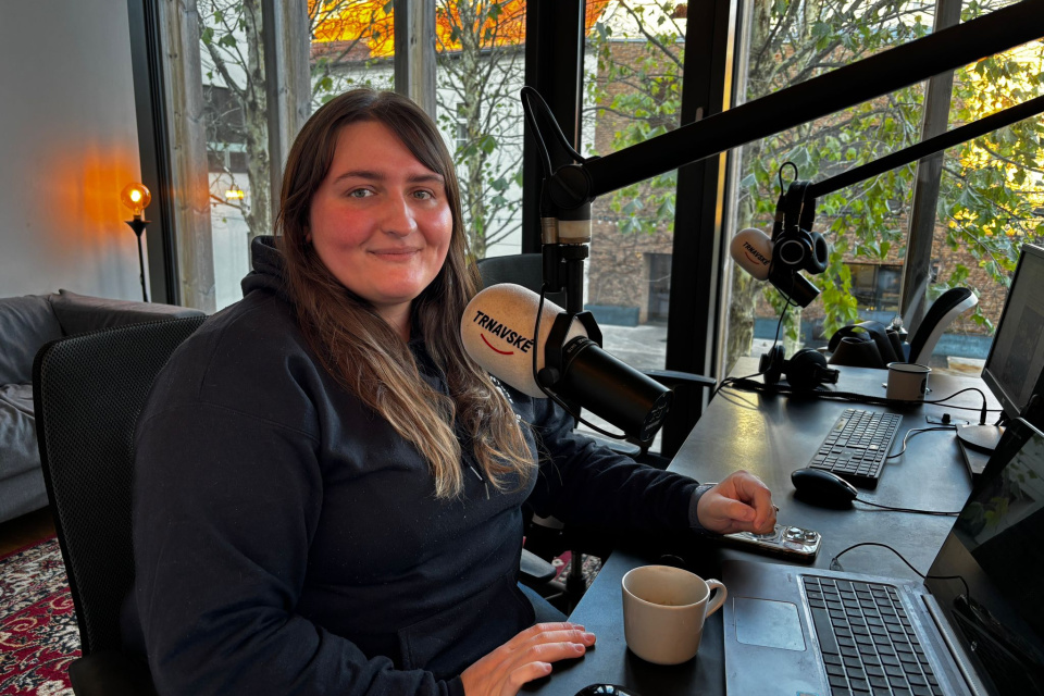 Už tretíkrát sme privítali v rádiu Alexandru z Košútov | Foto: Trnavské rádio