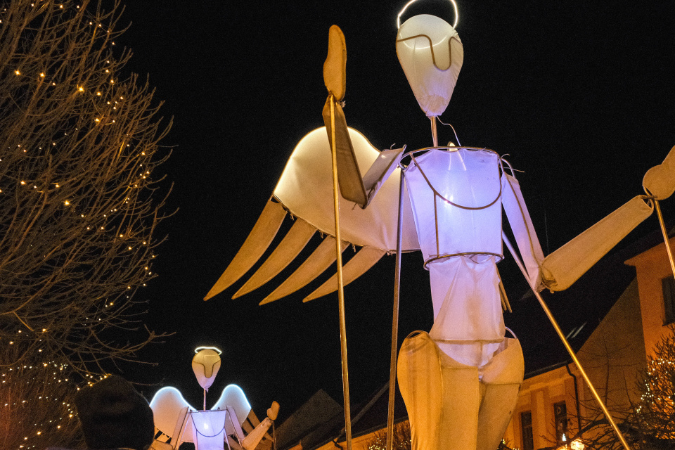 Anjeli z alegorického sprievodu I Zdroj: Trnavské rádio 