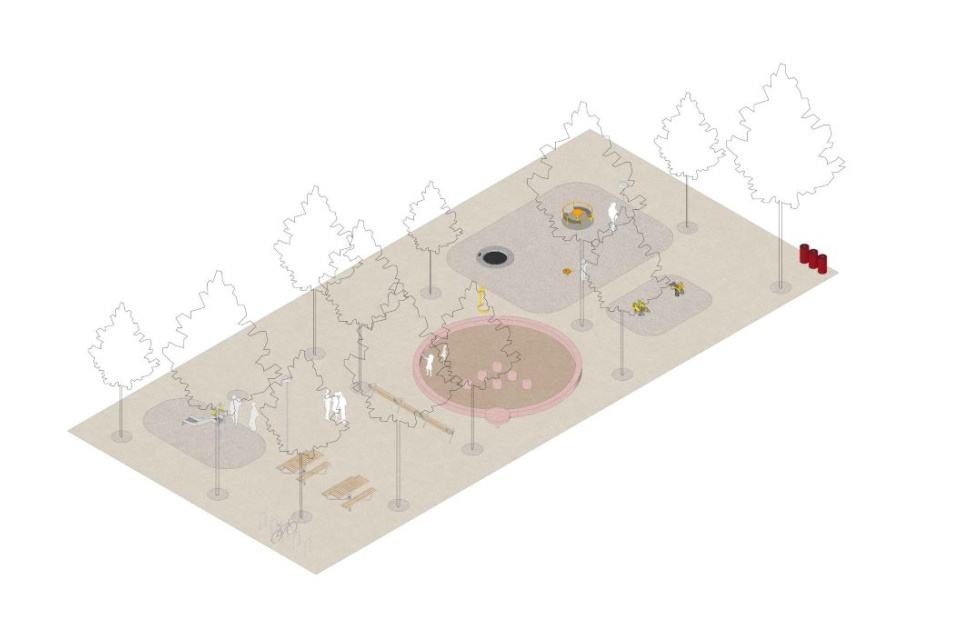 Vizualizácia dvor č. 1 | Mesto Trnava