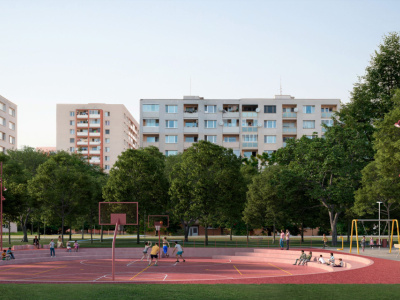 Vizualizácie revitalizácie dvoru č. 4 | Zdroj: Mesto Trnava