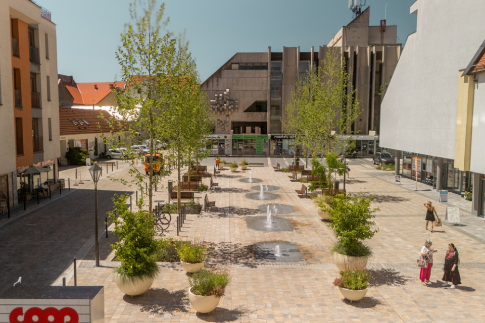 Priestor v centre navrhoval práve architekt Ďurko | Foto: Mesto Trnava