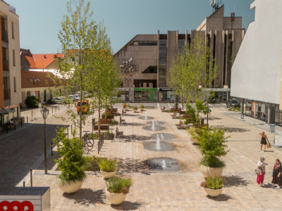 Priestor v centre navrhoval práve architekt Ďurko | Foto: Mesto Trnava