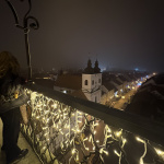 Budúci hodinárovi učni dorazili na vrchol veže | Foto: Michaela Martišíková, Trnavské rádio