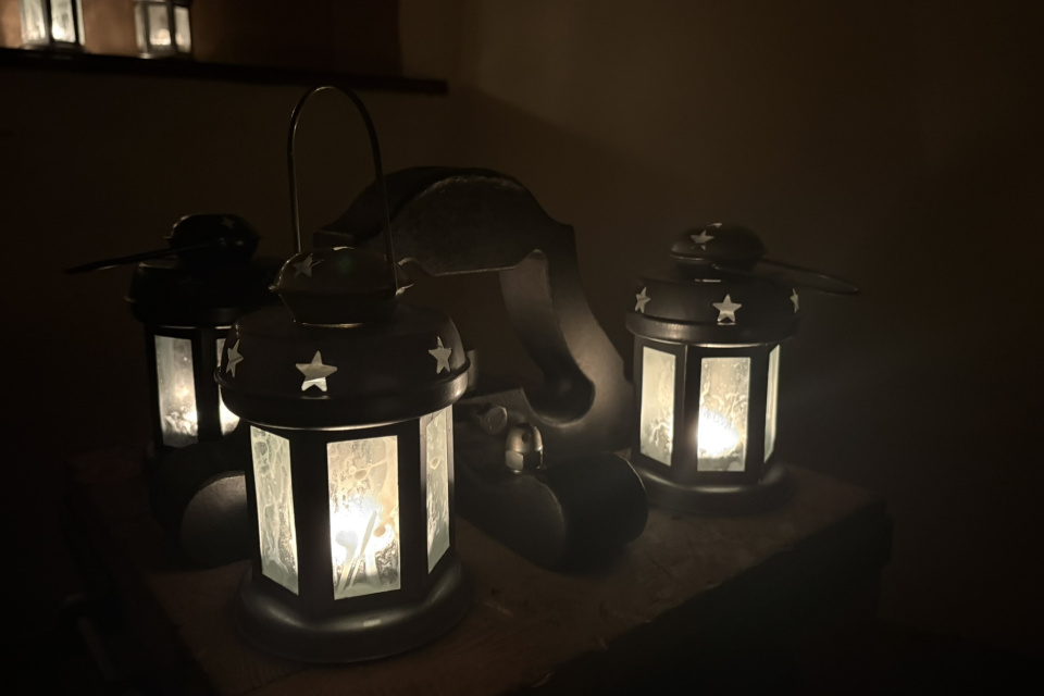 Lampáše boli jediným zdrojom svetla | Foto: Michaela Martišíková, Trnavské rádio