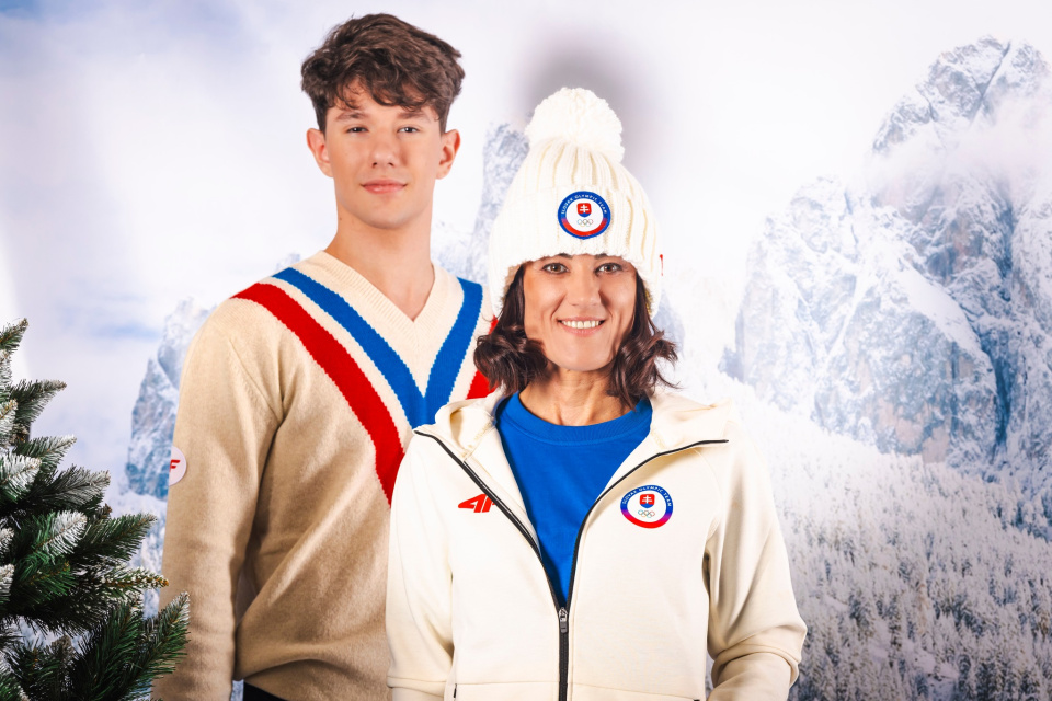 Adam Hagara na fotografiách s novým oblečením | Zdroj: Slovenský olympijský výbor