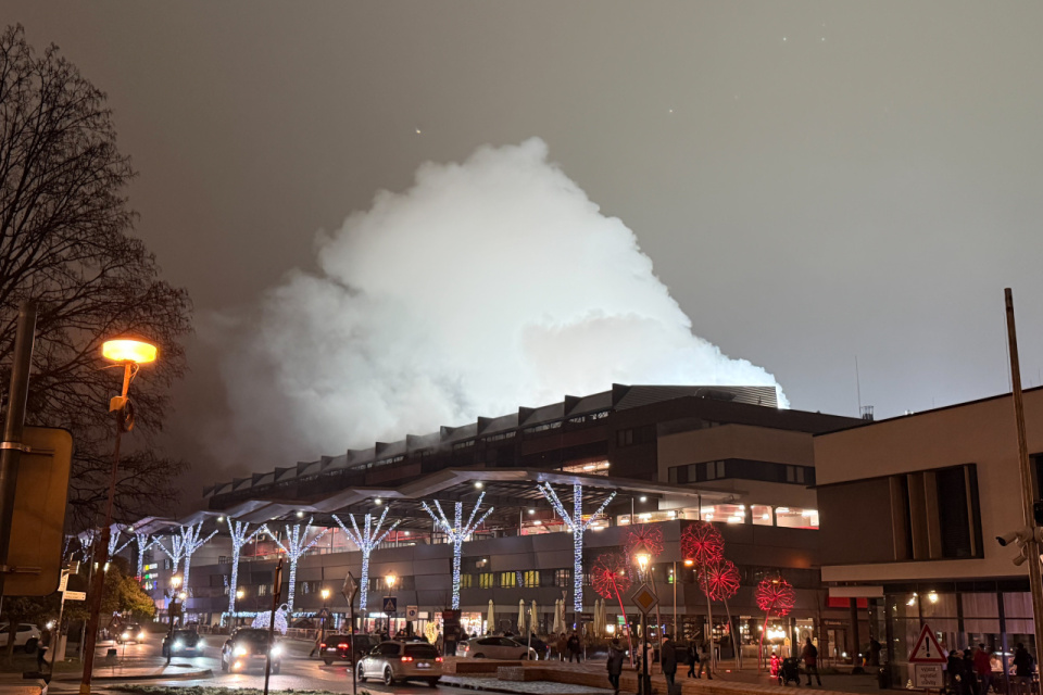 Dymová clona nad ŠAM Trnava | Foto: Trnavské rádio