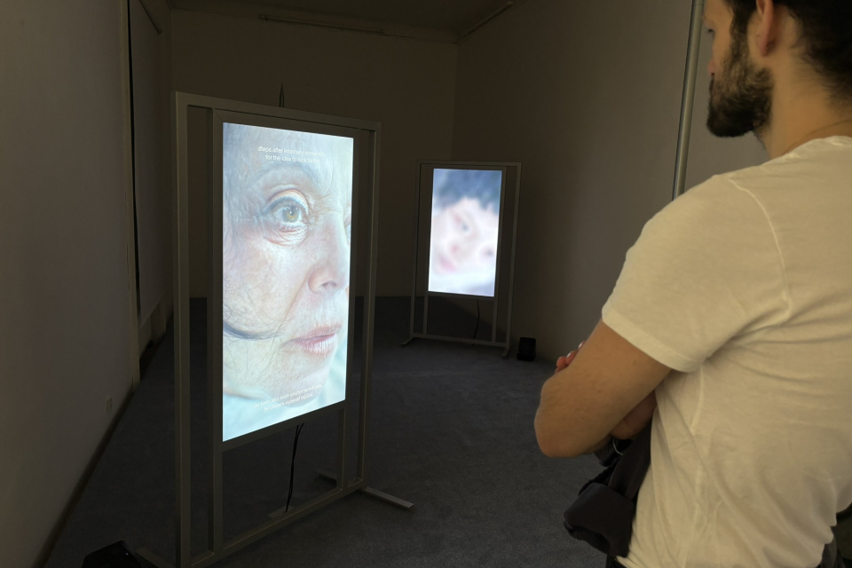 Prvou inštaláciou je dielo Nikoly Balberčákovej | Foto: Michaela Martišíková, Trnavské rádio