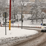 Sneženie v Trnave, Starohájska ulica | Foto: red.